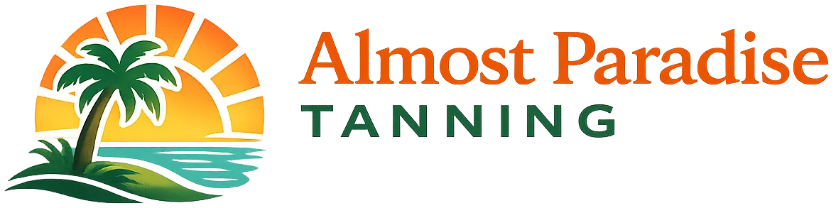 Almost Paradise Tanning logo